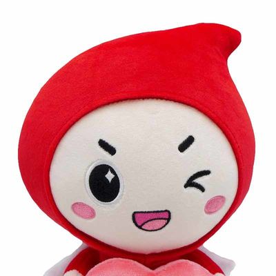 EN71 25cm Mini Plush Mascot Toy With imprimiu o logotipo