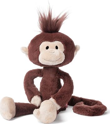 Luxuoso equipado com pernas longo longímano Toy With Funny Hairstyle do macaco