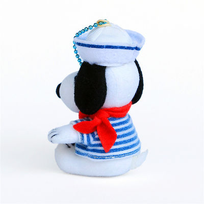 Por atacado o presente de 15 Little Boy bonitos do pendente do saco da porta-chaves de Suit Snoopy Plush do marinheiro do Cm
