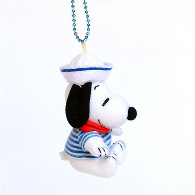 Por atacado o presente de 15 Little Boy bonitos do pendente do saco da porta-chaves de Suit Snoopy Plush do marinheiro do Cm