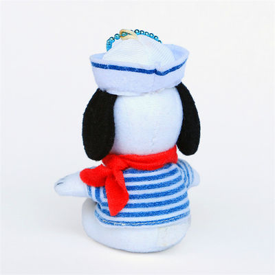 Por atacado o presente de 15 Little Boy bonitos do pendente do saco da porta-chaves de Suit Snoopy Plush do marinheiro do Cm