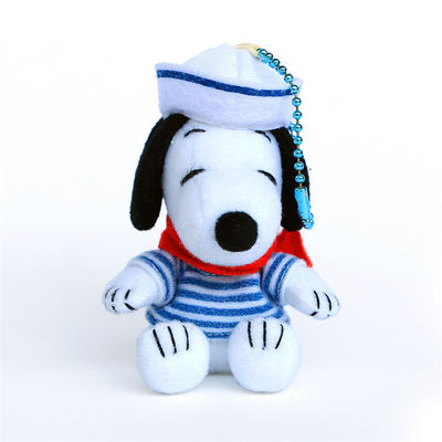Por atacado o presente de 15 Little Boy bonitos do pendente do saco da porta-chaves de Suit Snoopy Plush do marinheiro do Cm