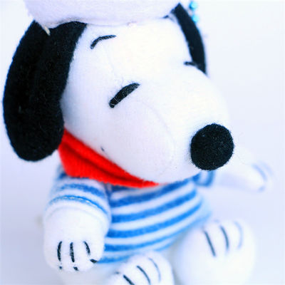 Por atacado o presente de 15 Little Boy bonitos do pendente do saco da porta-chaves de Suit Snoopy Plush do marinheiro do Cm