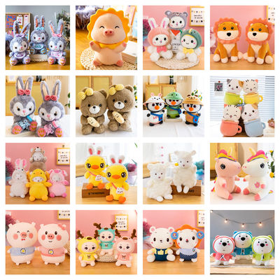 Brinquedos animais enchidos tela dos desenhos animados do luxuoso para a promoção