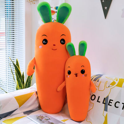 A cenoura macia super lavável da emulation encheu o brinquedo vegetal do luxuoso do brinquedo OEM/oDM