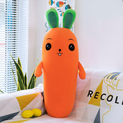 A cenoura macia super lavável da emulation encheu o brinquedo vegetal do luxuoso do brinquedo OEM/oDM