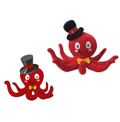 presentes da mascote da empresa do luxuoso do enchimento do algodão de 3D PP