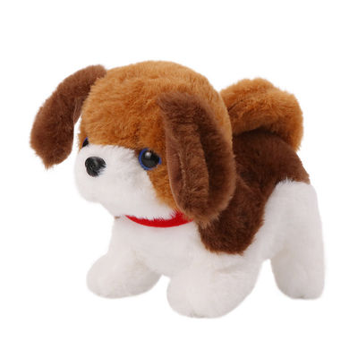 Boneca 20cm Vocalizing inodora do luxuoso do cão para crianças