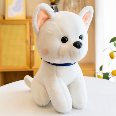 Brinquedos enchidos Brushy do cão do OEM com logotipo impresso