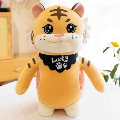 O estojo compacto do OEM que costura a tela do luxuoso encheu Tiger Toy