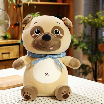 O animal vivo da tela do luxuoso do efeito do bordado encheu brinquedos
