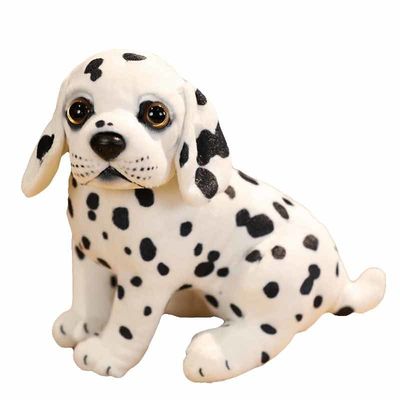 O algodão dos PP encheu o brinquedo curto 20cm do cão da simulação do luxuoso