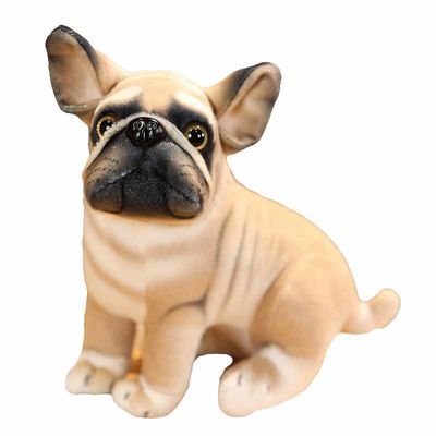 O algodão dos PP encheu o brinquedo curto 20cm do cão da simulação do luxuoso