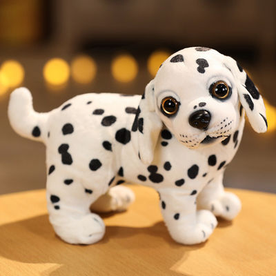 O algodão dos PP encheu o brinquedo curto 20cm do cão da simulação do luxuoso
