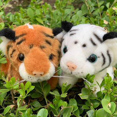 Siberian Tiger Plush Doll da simulação de EN71 15cm