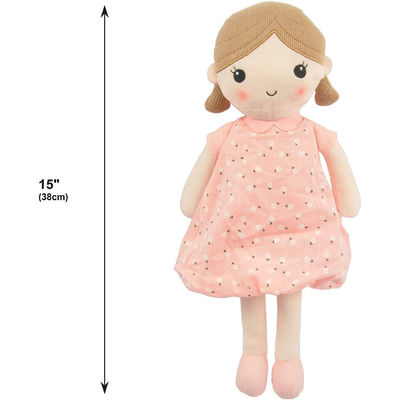 Boneca vestindo 38cm do luxuoso das meninas dos desenhos animados da saia de ASTM