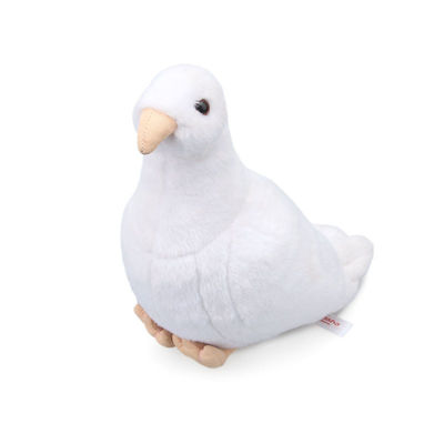 Pomba branca inovativa Toy With Polypropylene Cotton Filling do OEM
