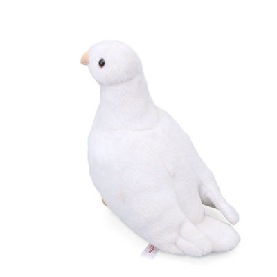 Pomba branca inovativa Toy With Polypropylene Cotton Filling do OEM