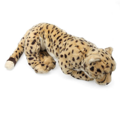 Brinquedos amigáveis do luxuoso de Jaguar da simulação da pele 50cm