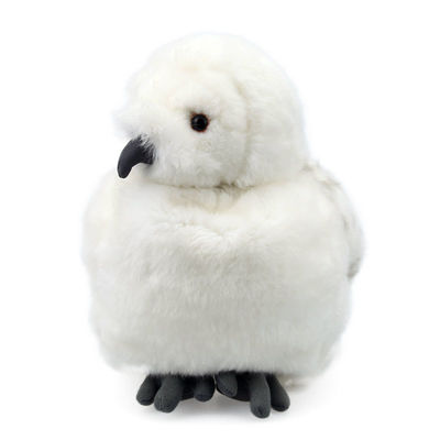 Cabeça lavável Owl Plush Toy branco Rotatable da máquina EN71