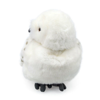 Cabeça lavável Owl Plush Toy branco Rotatable da máquina EN71