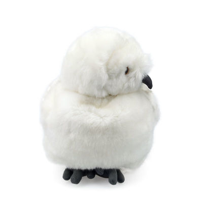 Cabeça lavável Owl Plush Toy branco Rotatable da máquina EN71