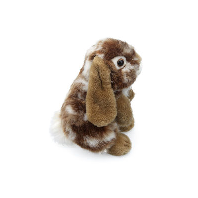 Presente macio da Páscoa de Toy Stuffed Grey Khaki Plush do coelho de uma simulação de 8 polegadas
