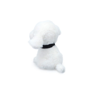 Luxuoso branco Toy For Children Comfort do cão do ODM 25cm