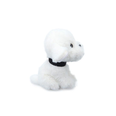 Luxuoso branco Toy For Children Comfort do cão do ODM 25cm