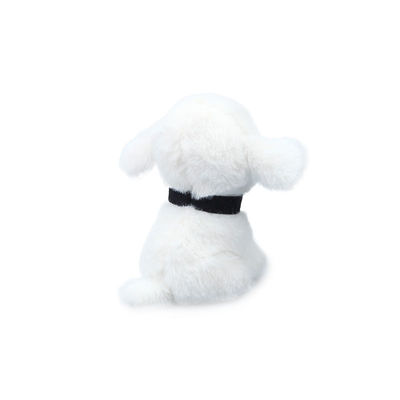 Luxuoso branco Toy For Children Comfort do cão do ODM 25cm