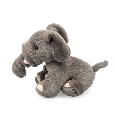 Brinquedo enchido do bebê do nariz do luxuoso do OEM elefante longo curto