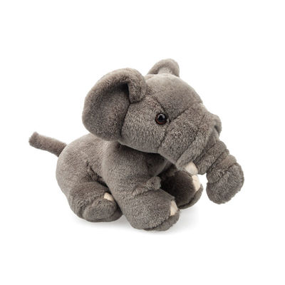 Brinquedo enchido do bebê do nariz do luxuoso do OEM elefante longo curto