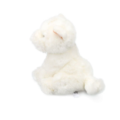 O cão branco de EN71 20cm encheu Toy For Baby Soothing