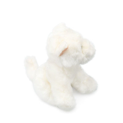 O cão branco de EN71 20cm encheu Toy For Baby Soothing