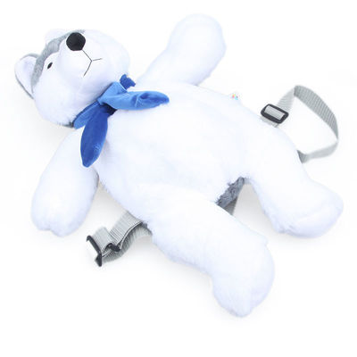 desenhos animados seguros Husky Plush Backpack da cor lavável de 35cm