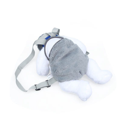 desenhos animados seguros Husky Plush Backpack da cor lavável de 35cm