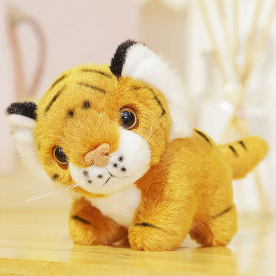 Enchimento do algodão de Tiger Stuffed Doll With Polypropylene da simulação de EN71 25cm