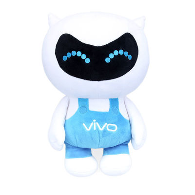 Brinquedo incorporado habilitado 30cm do luxuoso da mascote de ISO9001 Vivo