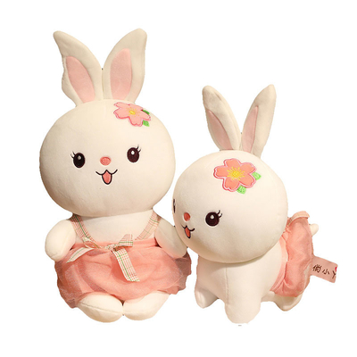 OEM de assento bonito dos brinquedos da boneca do luxuoso do coelho de 25cm