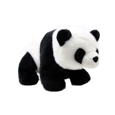 Pele feita sob encomenda Panda Plush Toy No Fading amigável que senta o algodão de 100% PP