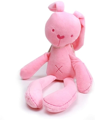 Material do algodão do polipropileno das orelhas do padrão 42cm Bunny Stuffed Toy With Long de ASTM