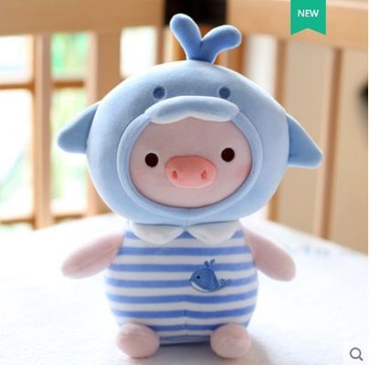 Brinquedos do luxuoso do porco dos desenhos animados de Kawaii com enchimento do algodão dos PP