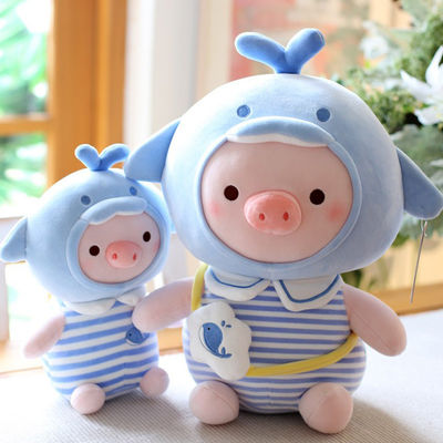 Brinquedos do luxuoso do porco dos desenhos animados de Kawaii com enchimento do algodão dos PP