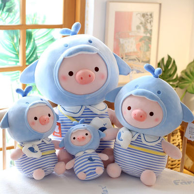 Brinquedos do luxuoso do porco dos desenhos animados de Kawaii com enchimento do algodão dos PP