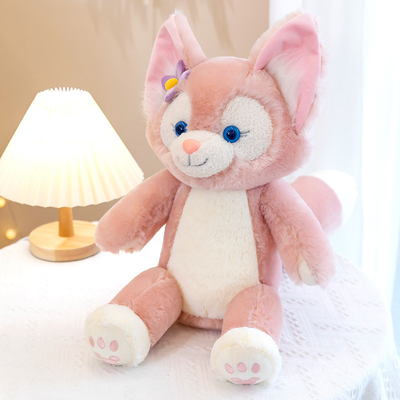 Enchimento 100% do algodão do Fox Toy With PP do luxuoso do poliéster do costume