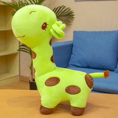 Os fabricantes de Dongguan projetam Toy Giraffe Animal Soft Toy enchido luxuoso