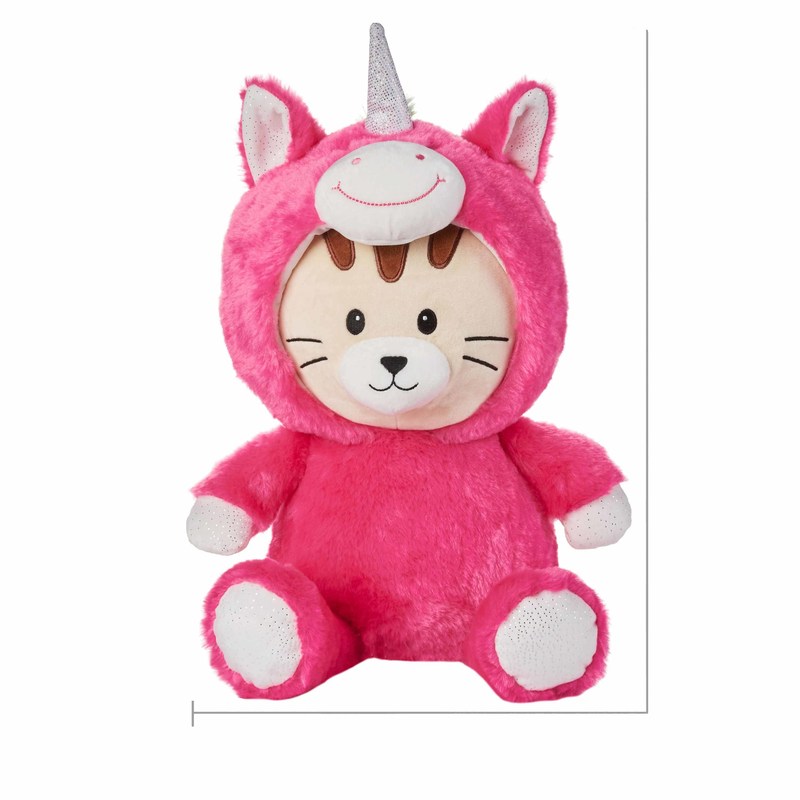 brinquedos curtos de Unicorn Costume Cat Stuffed Animal do luxuoso de 20cm