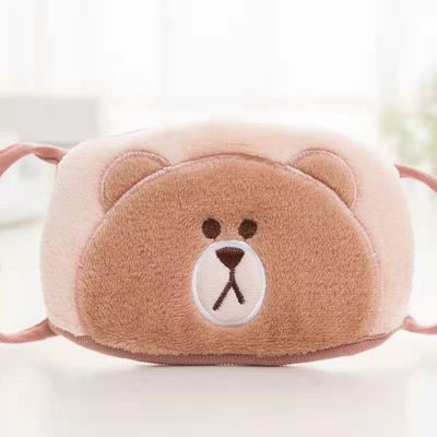 Da máscara pura bonito do luxuoso de algodão dos desenhos animados prova fria engrossada respirável 15cm*9cm