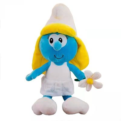 o luxuoso do Anime do bicho de pelúcia de Smurf dos desenhos animados de 40cm brinca o pai azul Blue Sister