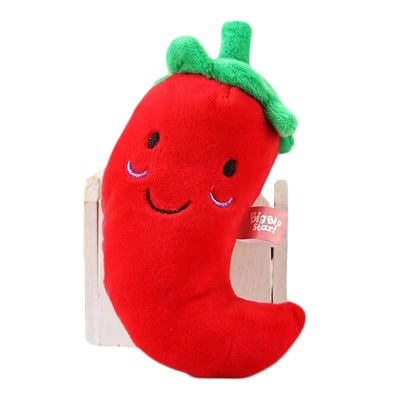 brinquedos do luxuoso de Cat Plush Toys Vocal Dog dos vegetais de fruto da mordida de 15cm anti